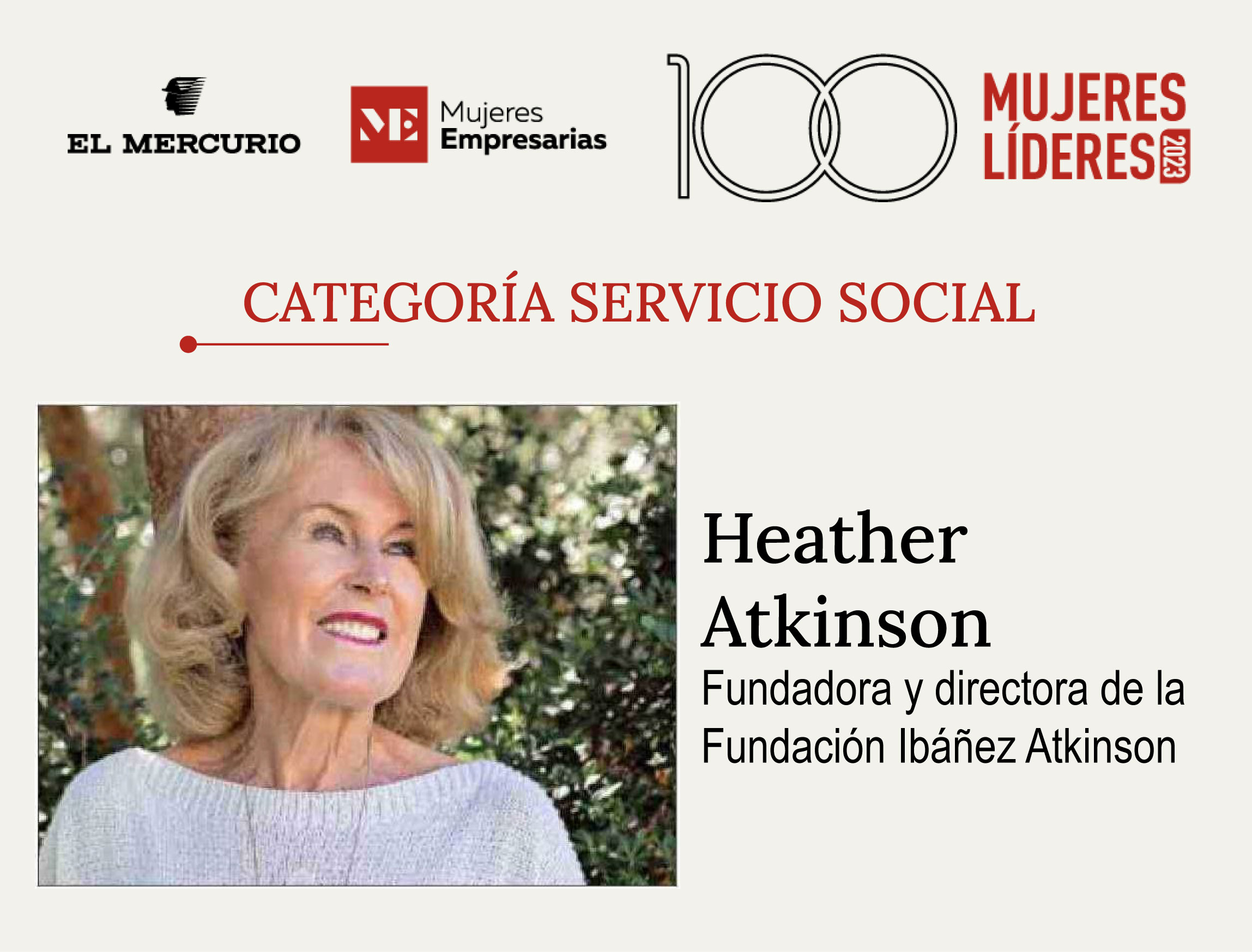 ¡Heather Atkinson es Mujer Líder 2023!